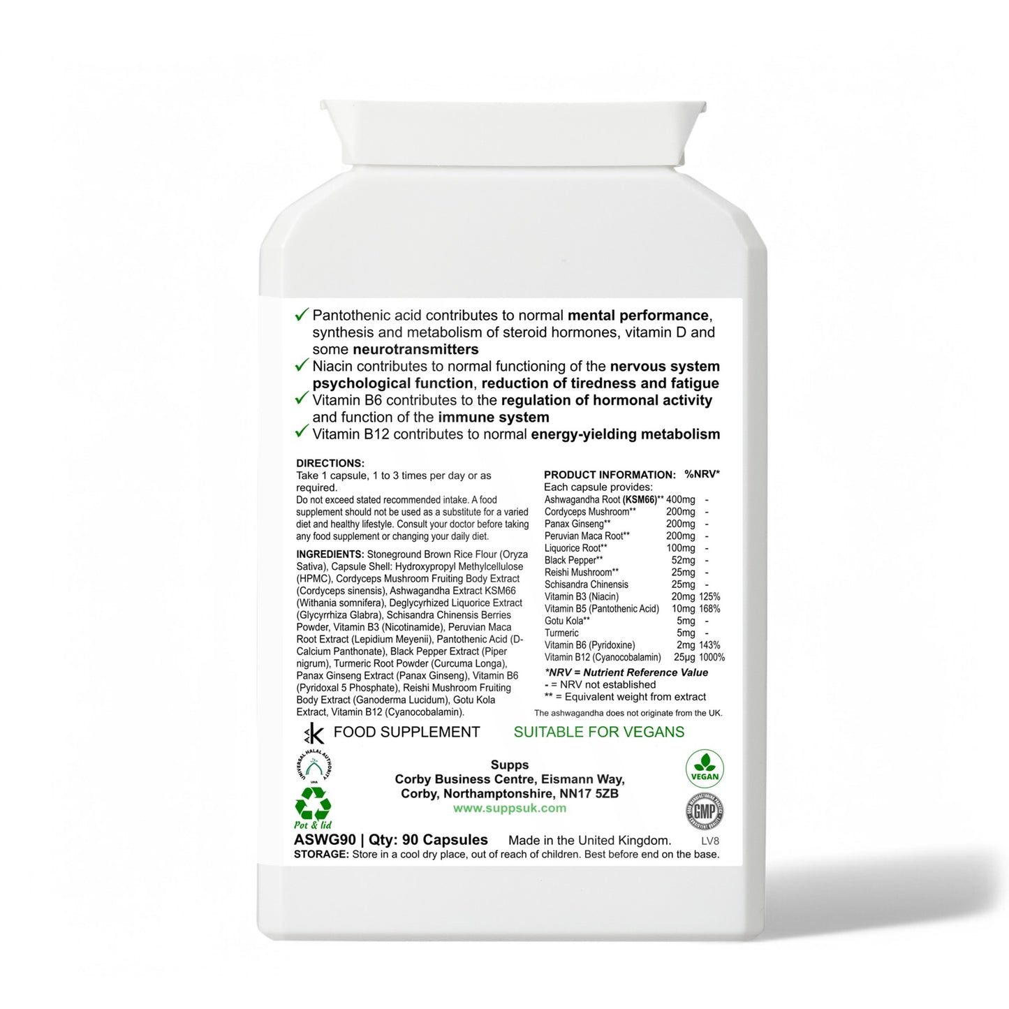 All In One - Ashwagandha Botanical Supplements