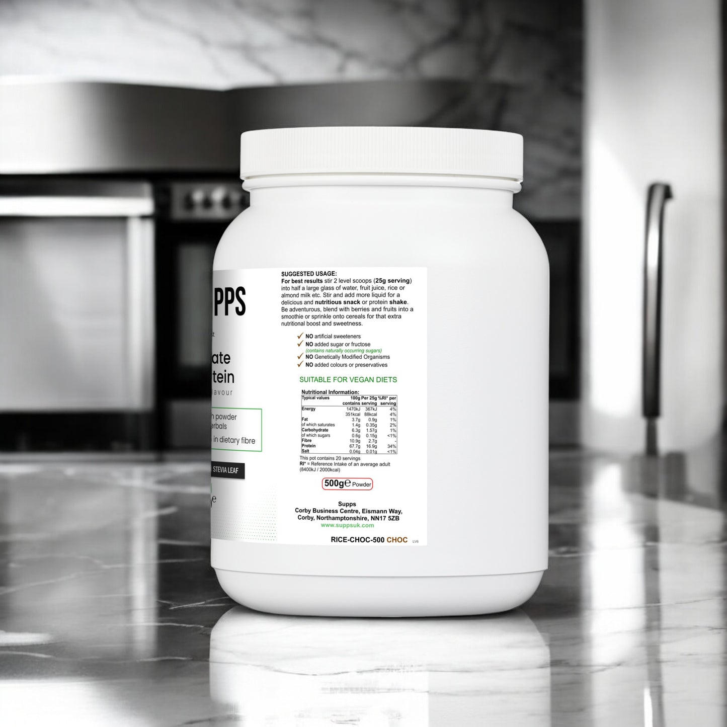 Chocolate Rice Protein- For Muscle mass Growth