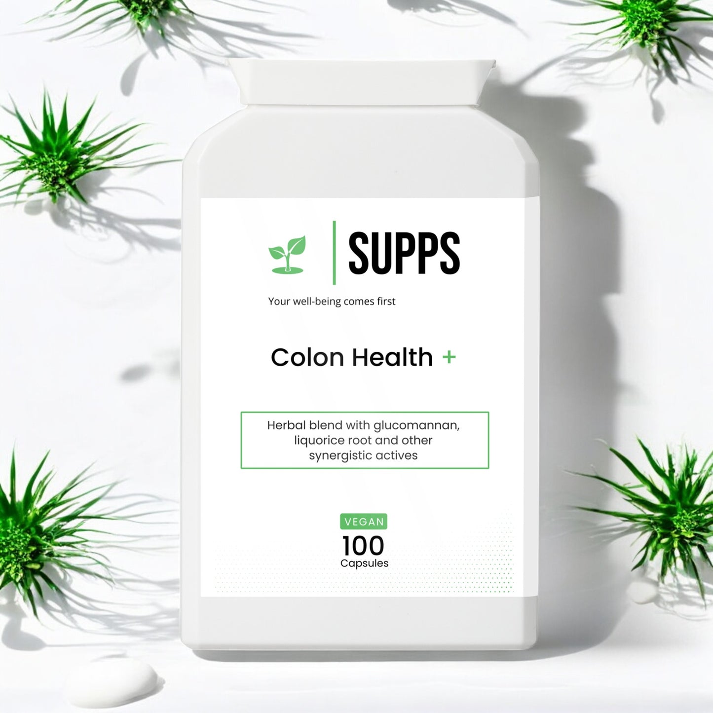Colon Health + - For Bowel Aid , with glucomannan
