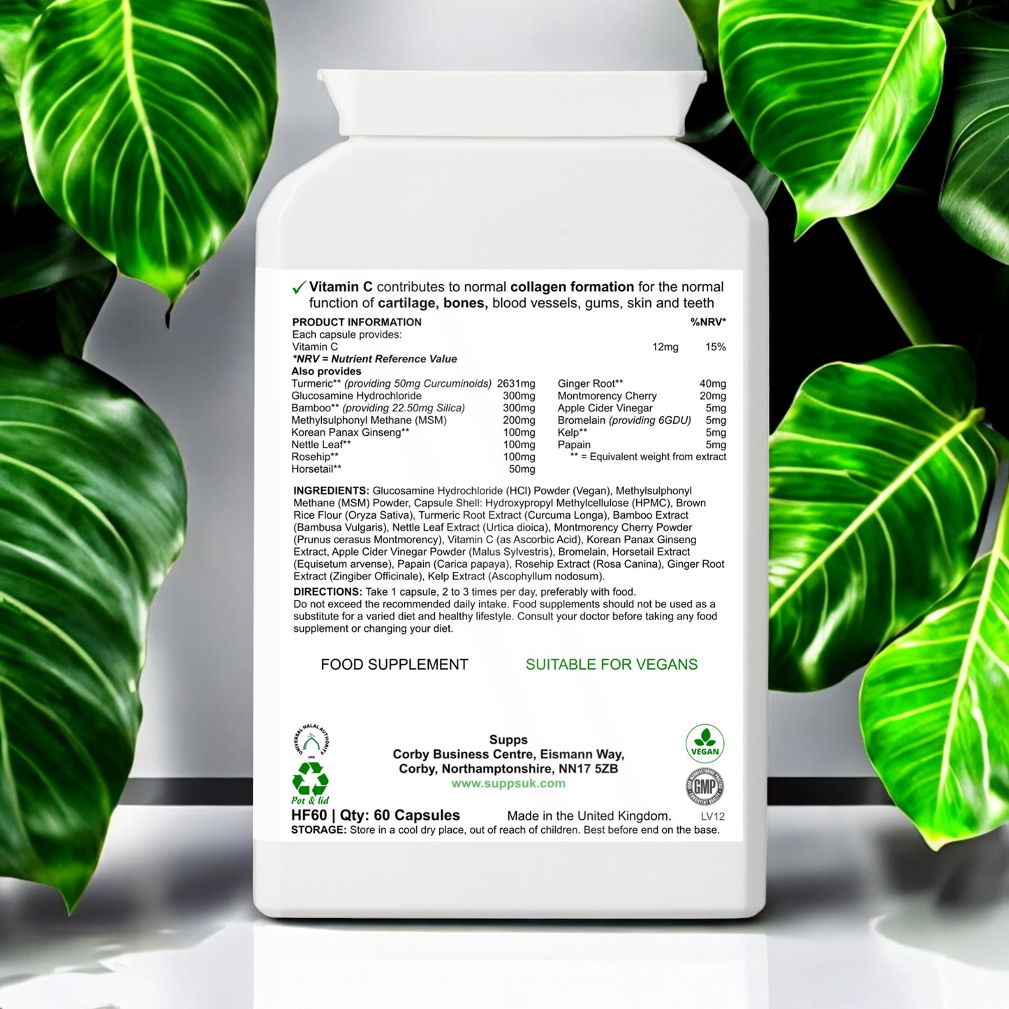Plant Collagen- A, bone and cartilage support formula