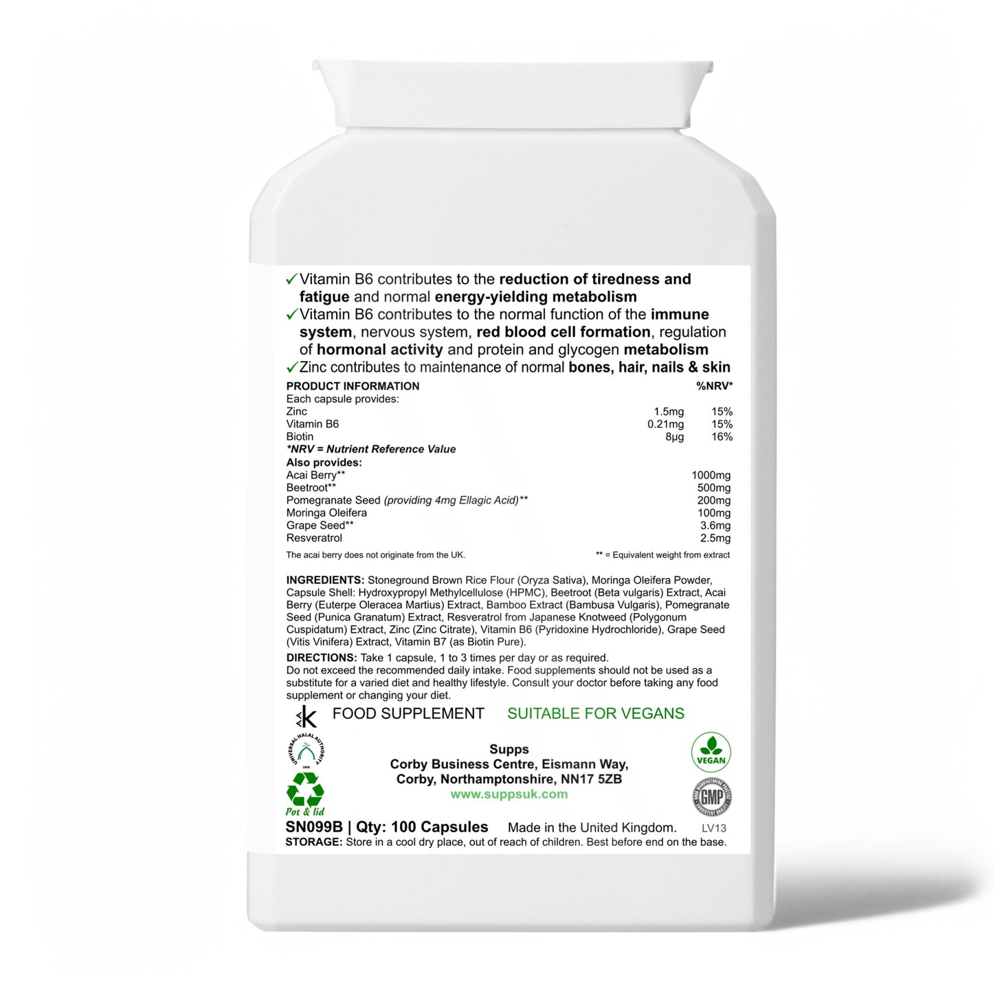 Immunity Defence - High-potency Brazilian acai, supporting immune function