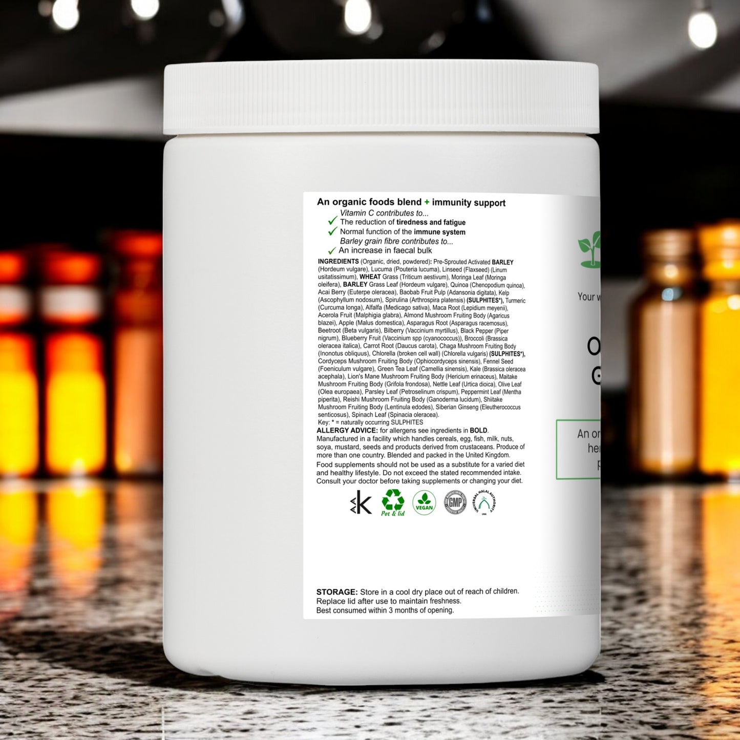 Organic Plant Green Shake - Vegan Plant Protein