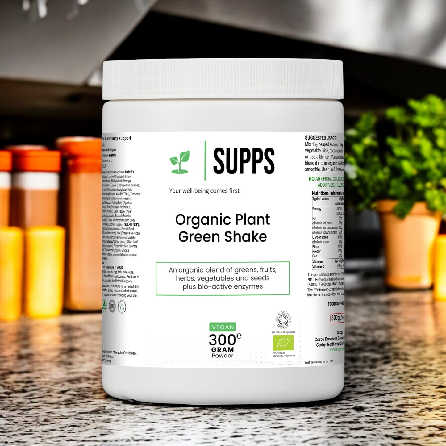 Organic Plant Green Shake - Vegan Plant Protein