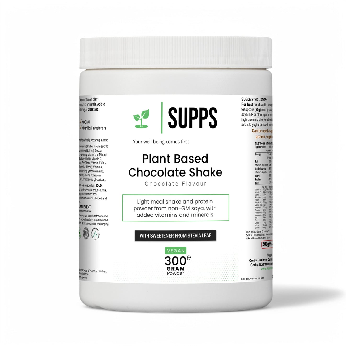 Plant Based Chocolate Shake with B12