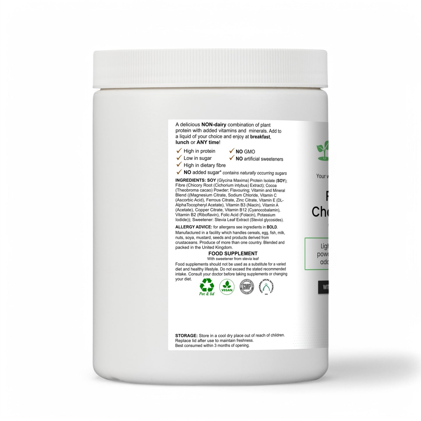 Plant Based Chocolate Shake with B12