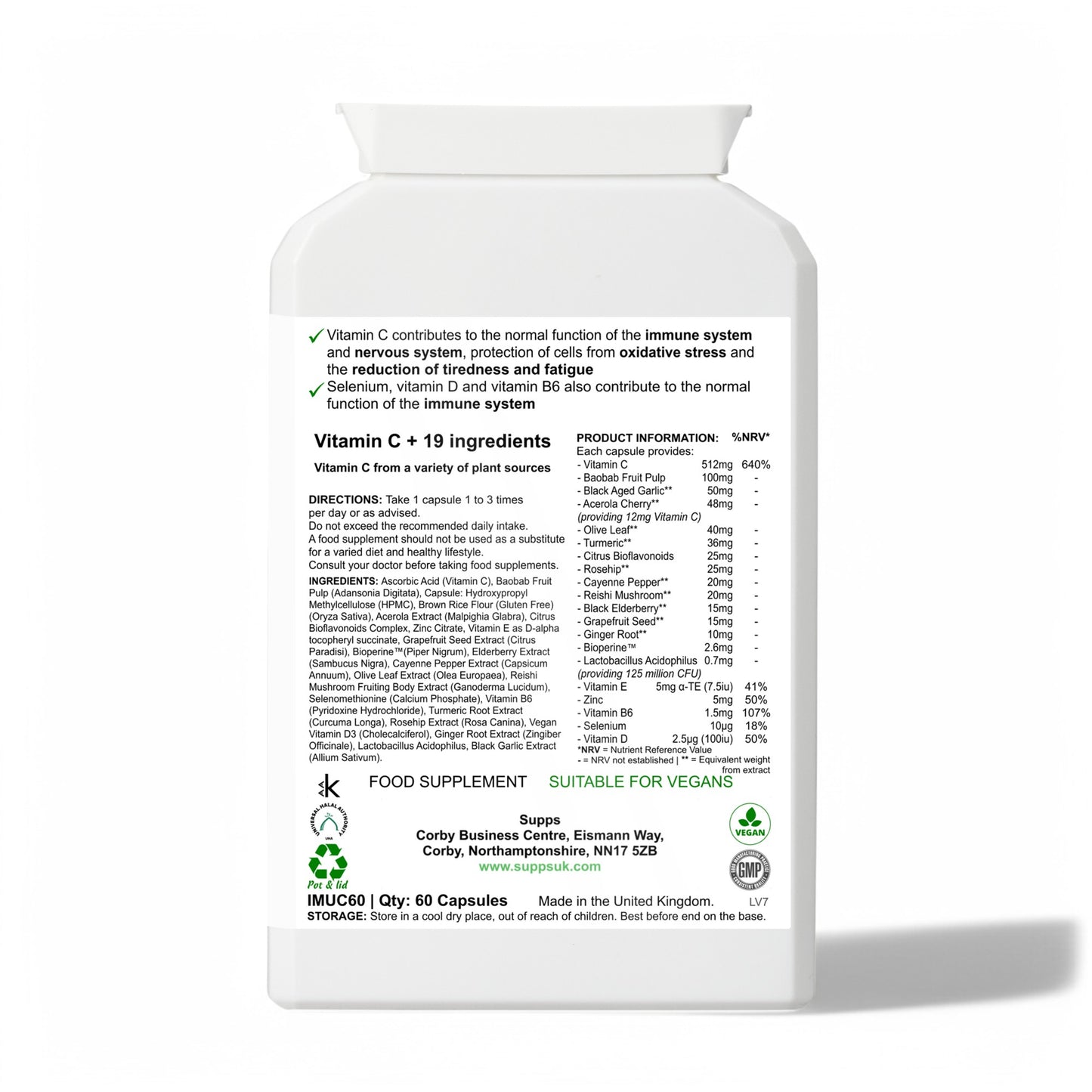 Reishi + -  A powerful immunity combination of vitamin minerals and reishi mushroom