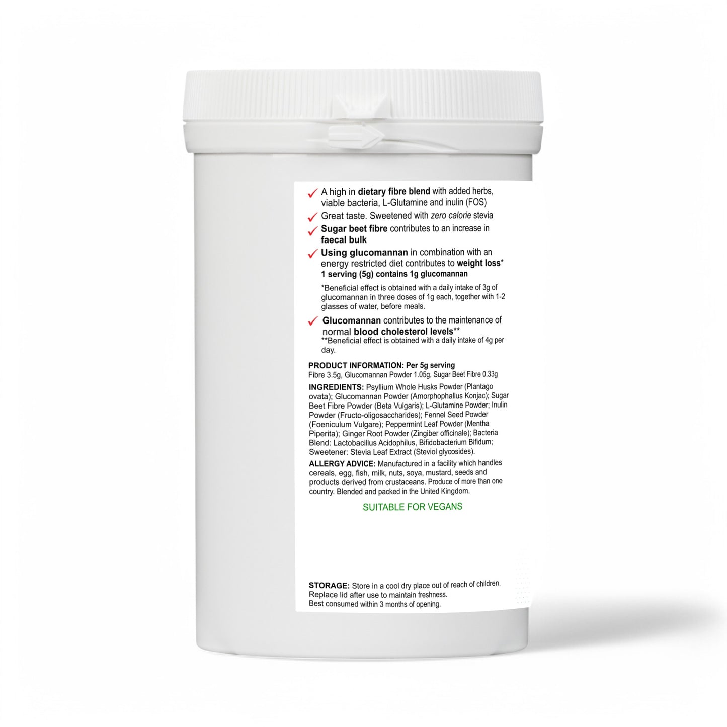 Weight Loss Plant Fibre